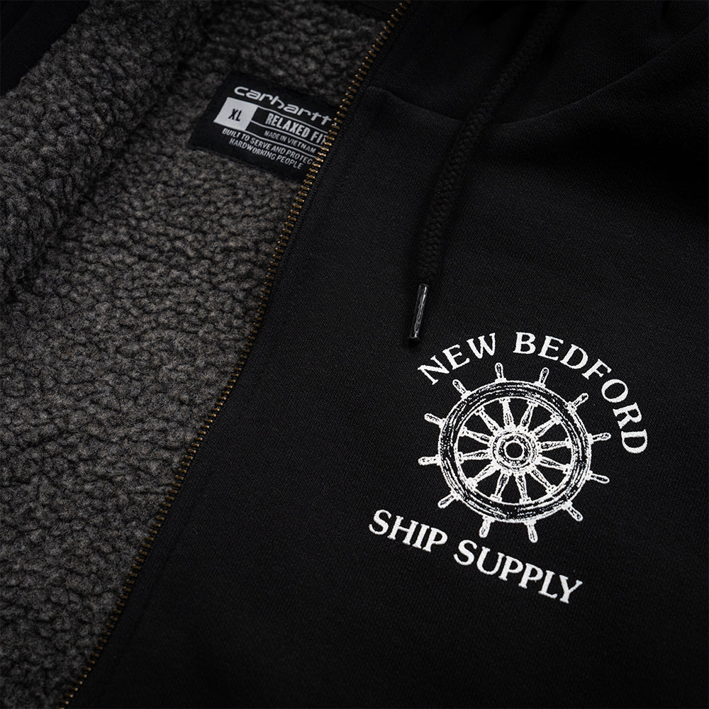 NBSS x Carhartt Sherpa-Lined Full Zip Hoodie