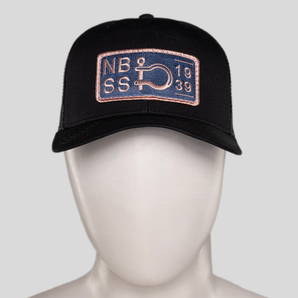 NBSS Shackle Trucker Hat in Black