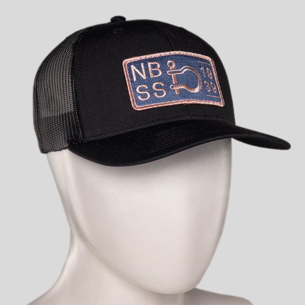 NBSS Shackle Trucker Hat in Black
