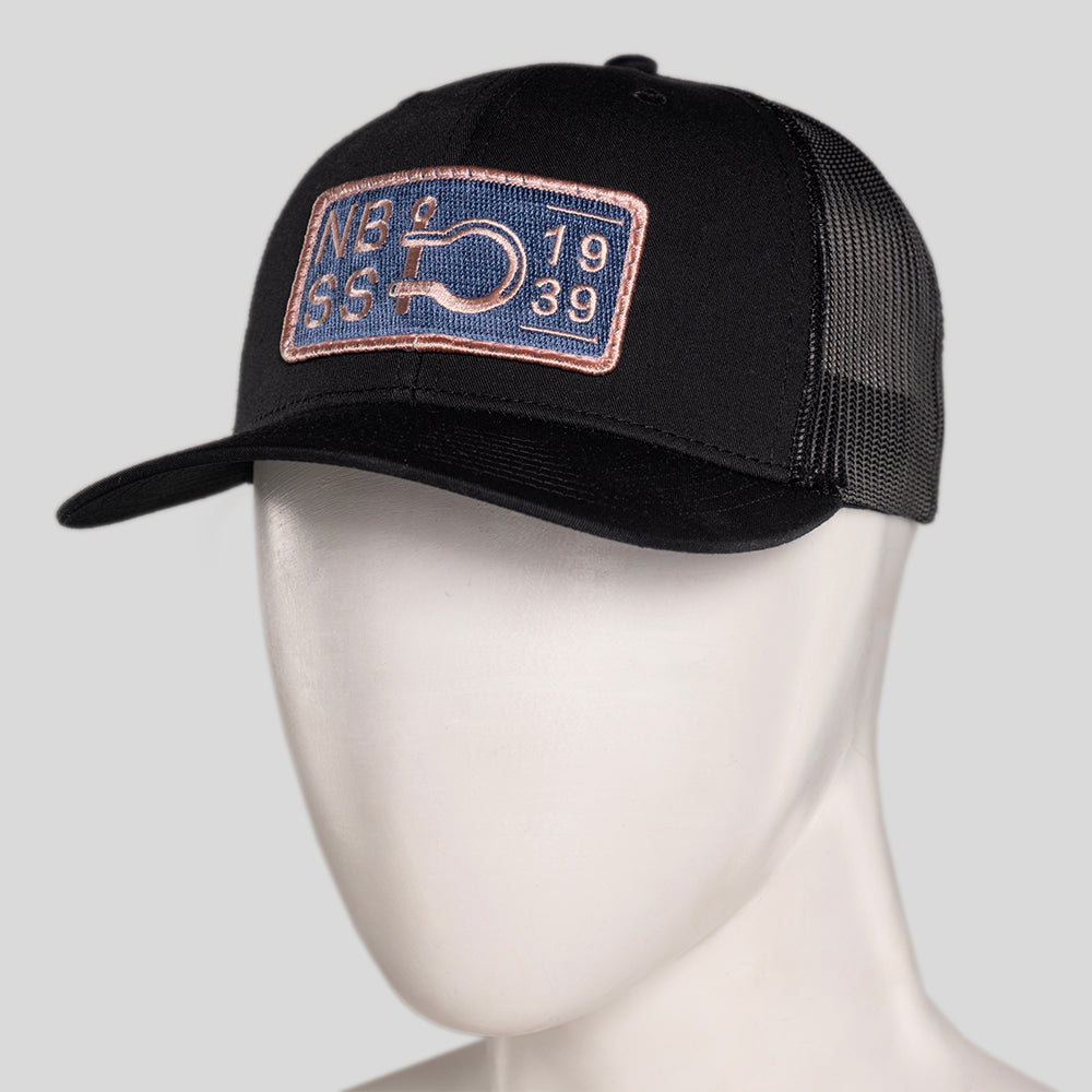 NBSS Shackle Trucker Hat in Black