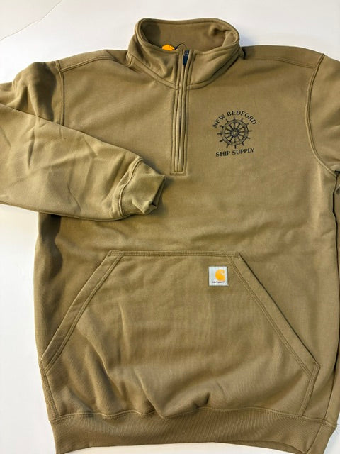 NBSS x Carhartt 1/4 Zip Mock-Neck Sweatshirt