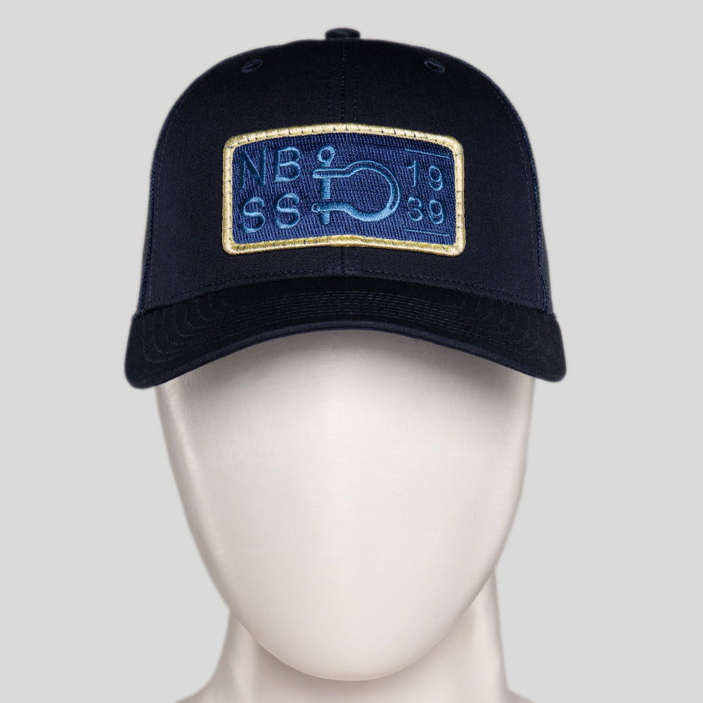 NBSS Shackle Trucker Hat in Navy