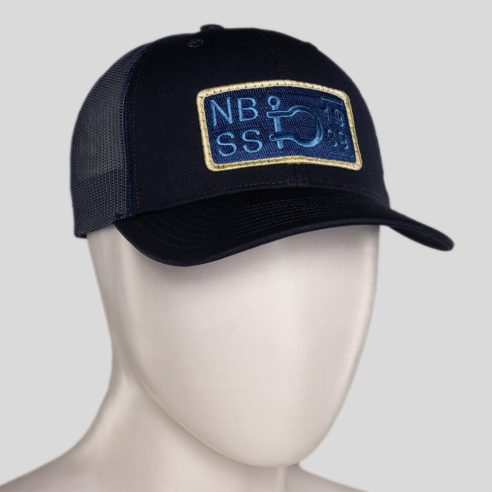 NBSS Shackle Trucker Hat in Navy